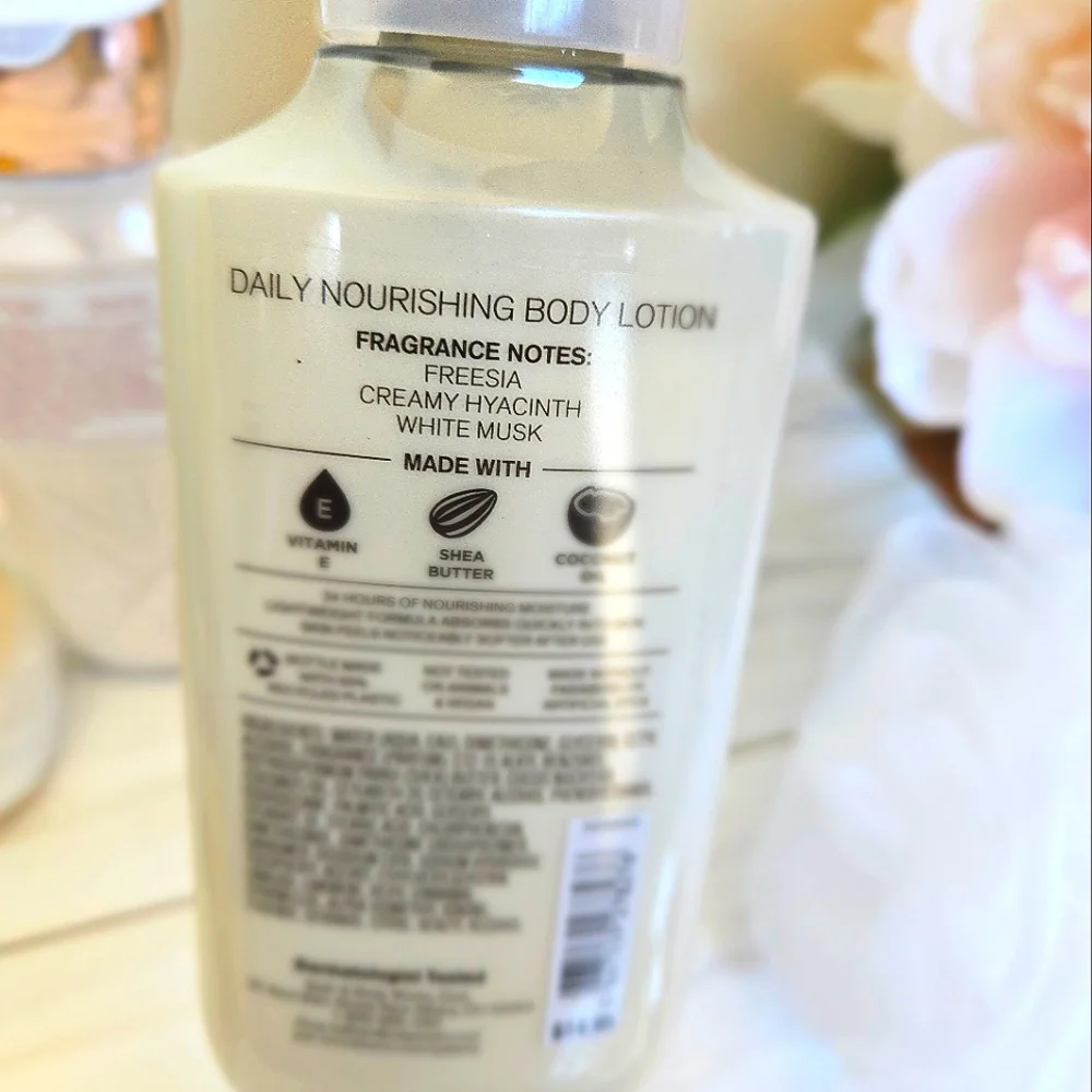 Body Lotion Set - Freesia, Rose, Pure Wonder Bath & Body Works Nwt